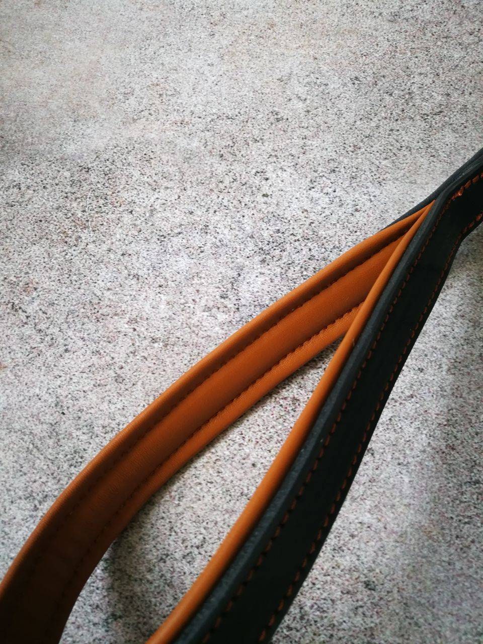 Leather Traffic Lead, Leather Dog Lead, Leather Short Dog Leash Leather, Padded Handle Dog Leash, Short Leash for Dog, Training Dog Leash