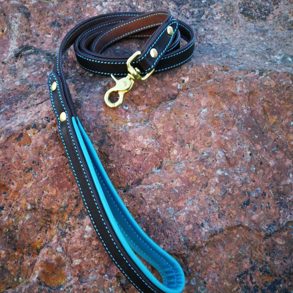 Turquise Dog Collar and Leash Set