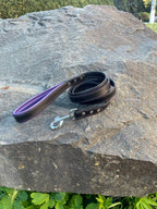 Leather Dog Leash with Soft Padded Handle