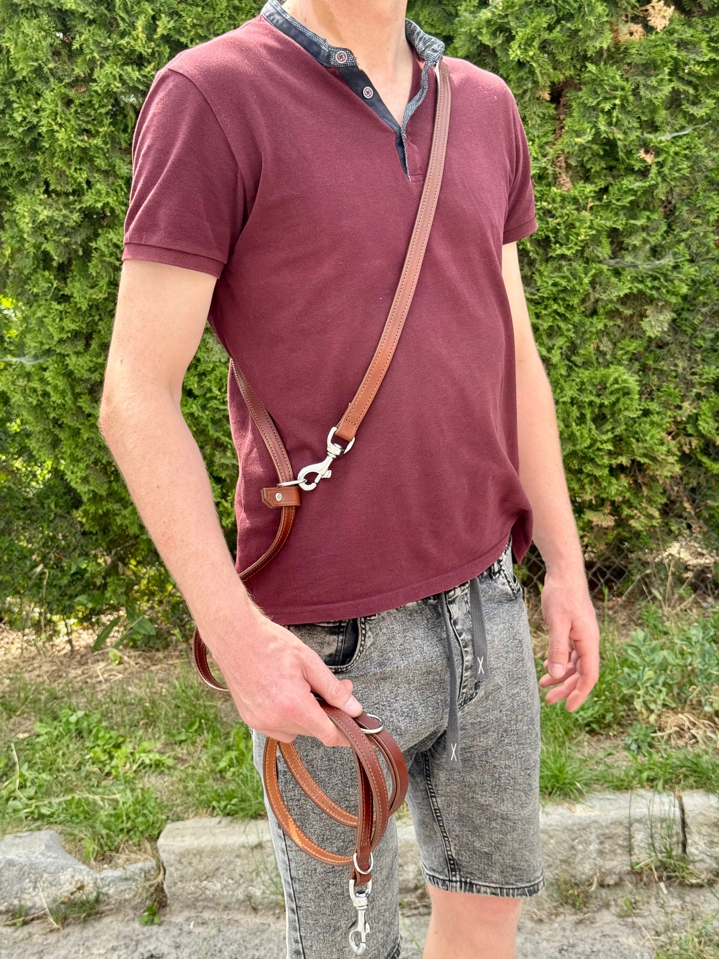 Leather leash for dogs, Dog Accessories, Gift for Dog Owners