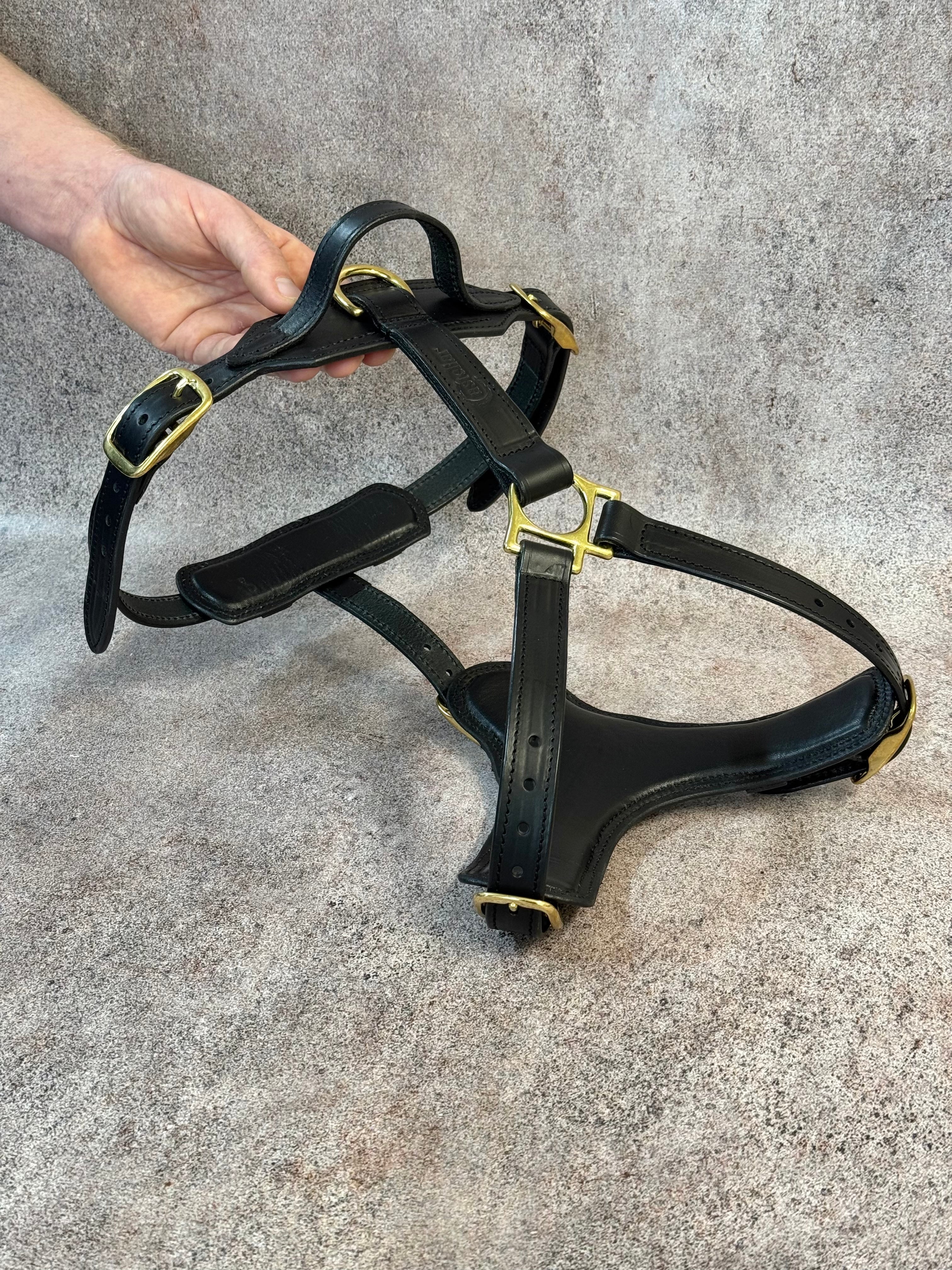 Ergonomic Dog Harness Premium Leather