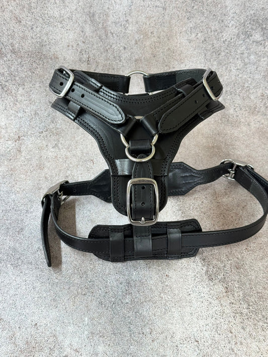 Front Clip Dog Harness Leather for Large Dog
