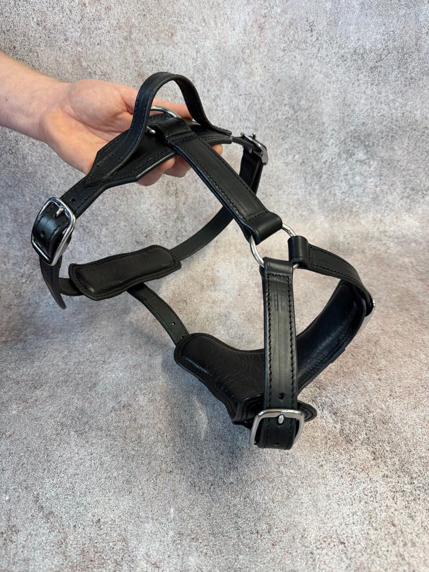 Front Clip Dog Harness Leather for Large Dog