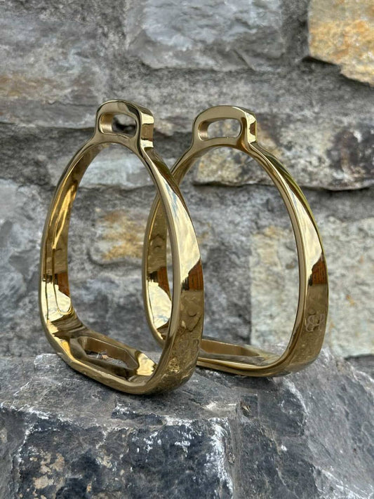 Durable Steel Saddle Stirrups – Comfortable & Secure Riding Support