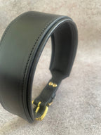 Wide Leather Dog Collar Padded