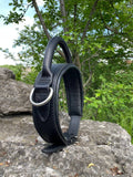 Leather Dog Collar with Handle, 2 in Wide Padded Leather Collar for Large Dog