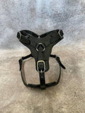 Leather Dog Harness for Large Dogs, Padded Dog Harness with Stainless Steel Buckles