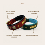 Personalized Leather Dog Collar