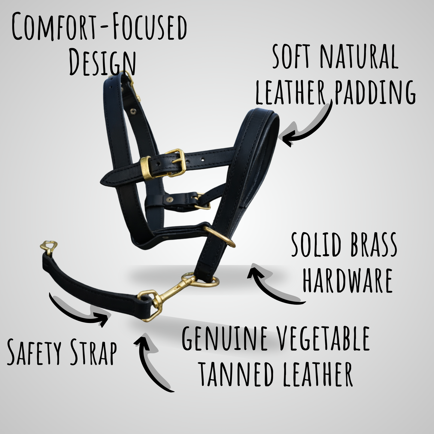 Soft Padded Nose Dog Head Halter Stop Pulling