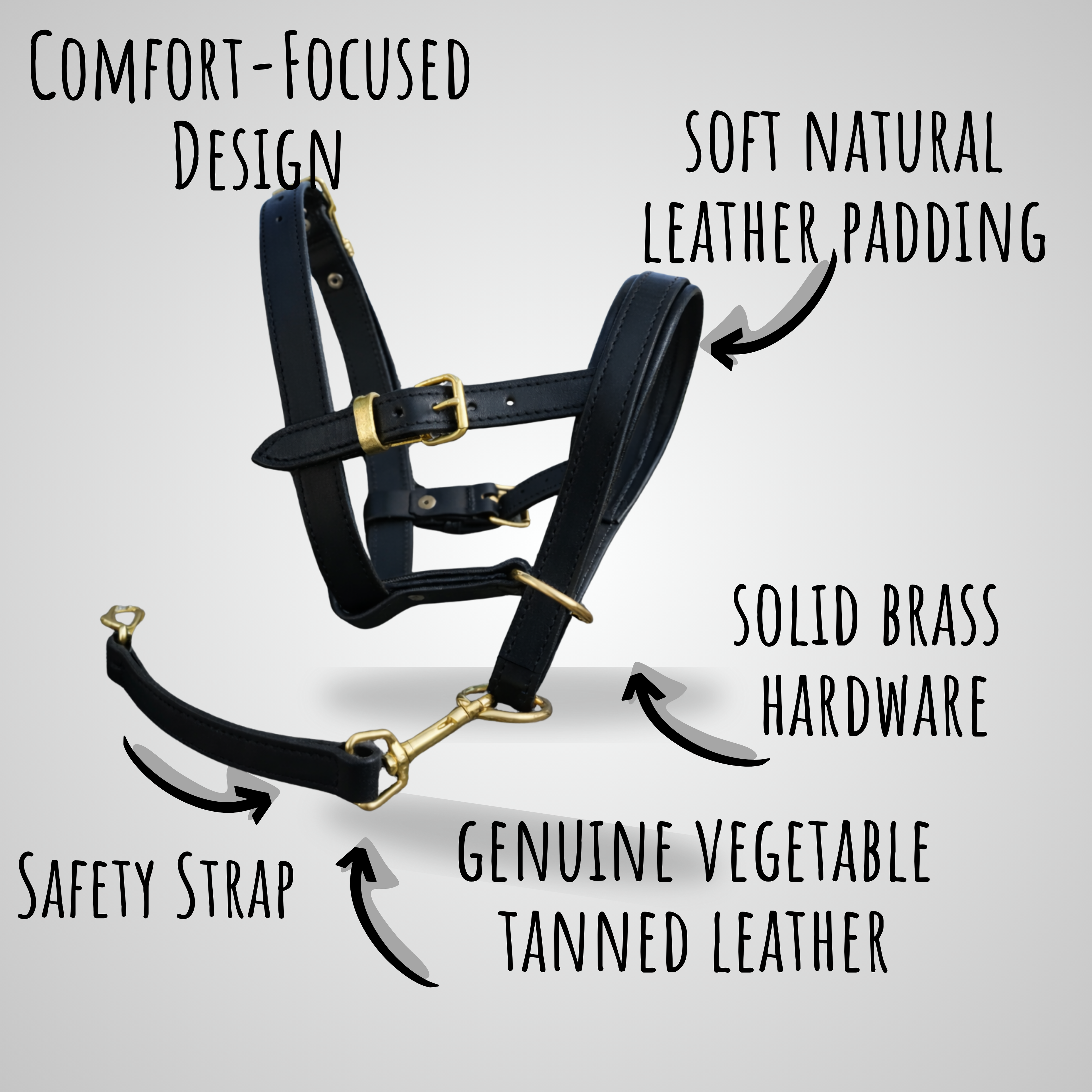 Soft Padded Nose Dog Head Halter Stop Pulling