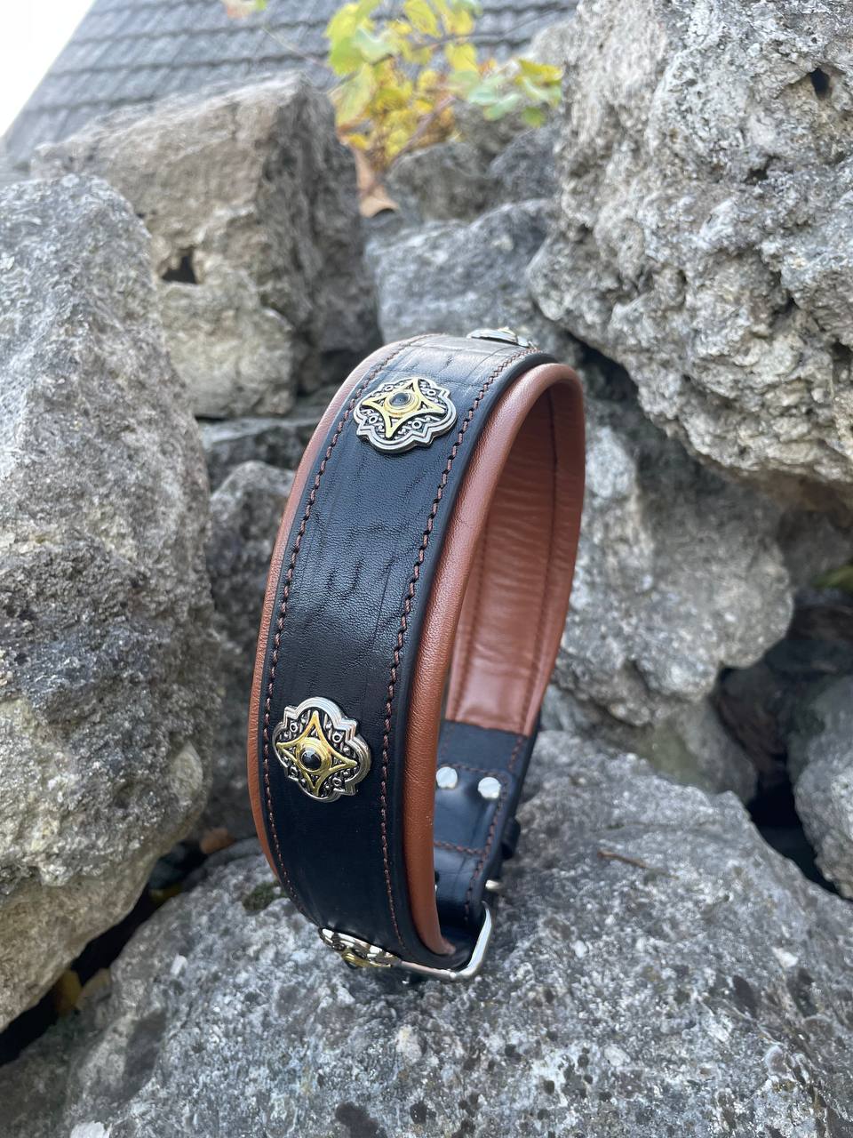 The Knight Leather Dog Collar