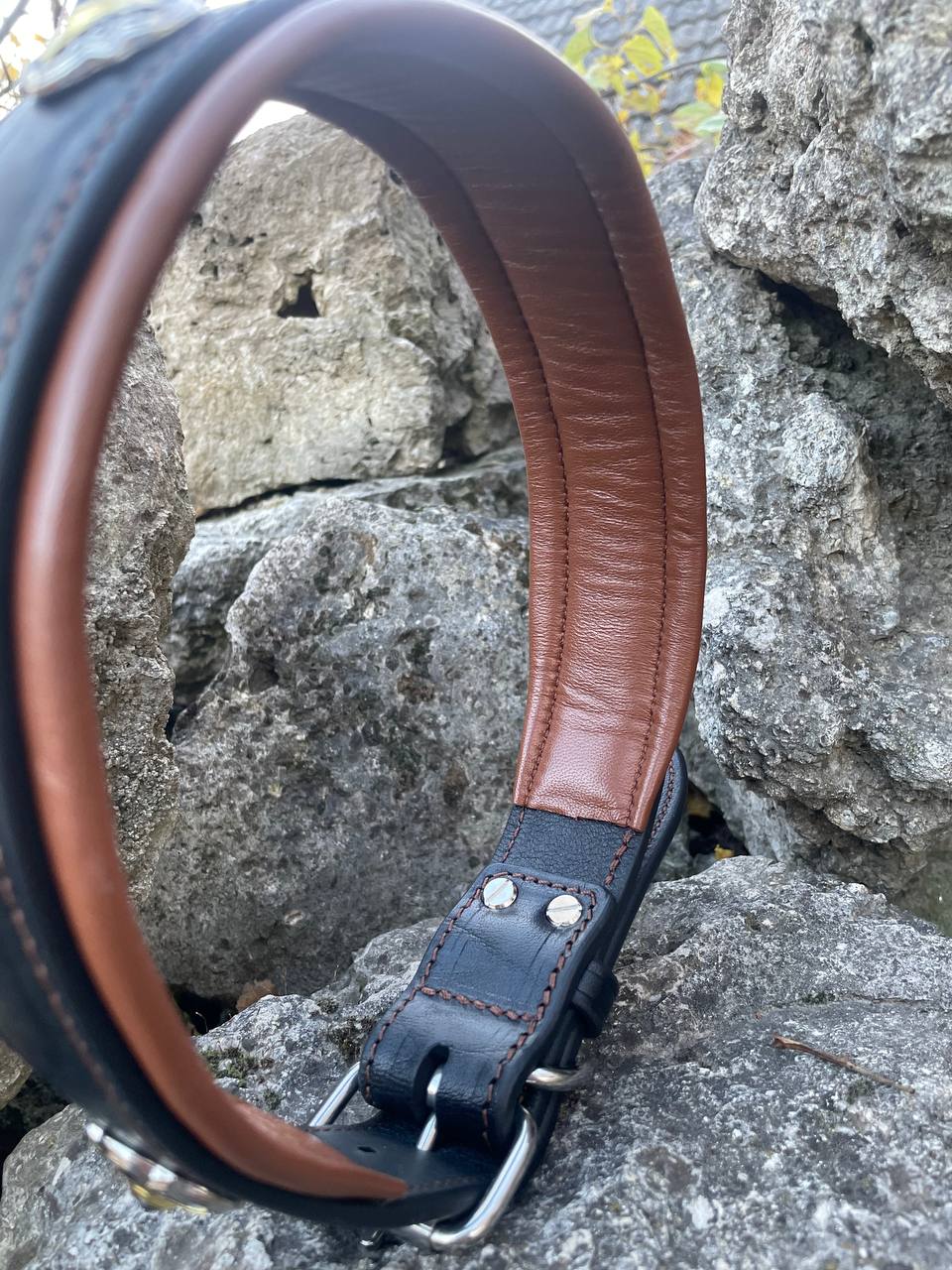 The Knight Leather Dog Collar