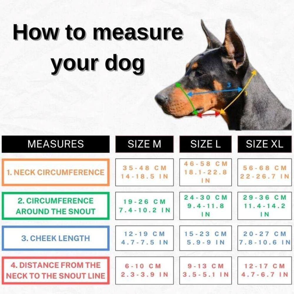 Dog Muzzle and Head Collar Set, Large Dog Muzzle Near Me