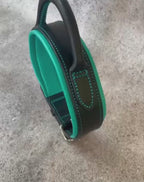 Leather Dog Collar With Round Handle