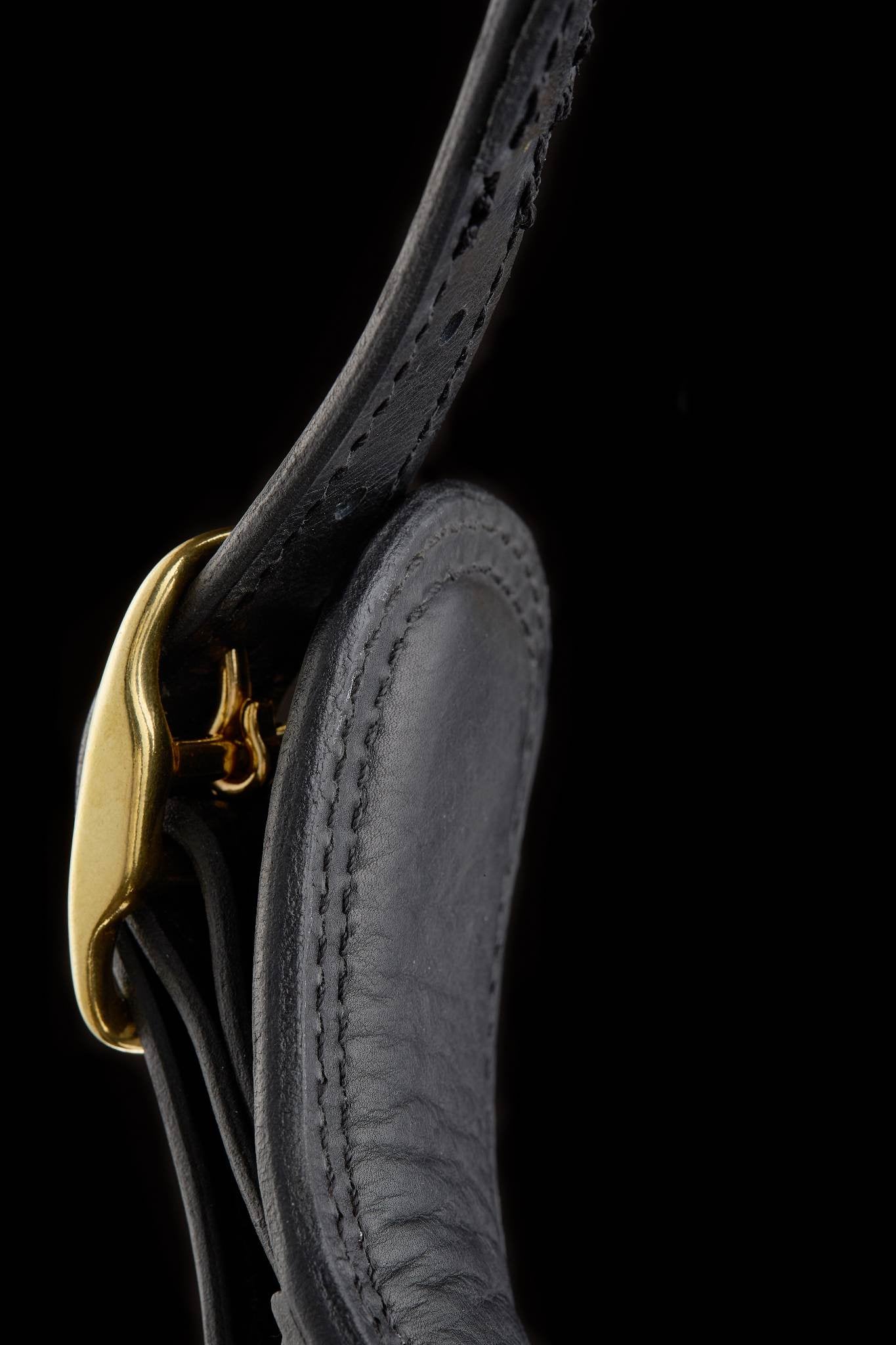 Leather Dog Harness with Padded Y-shaped Breastplate