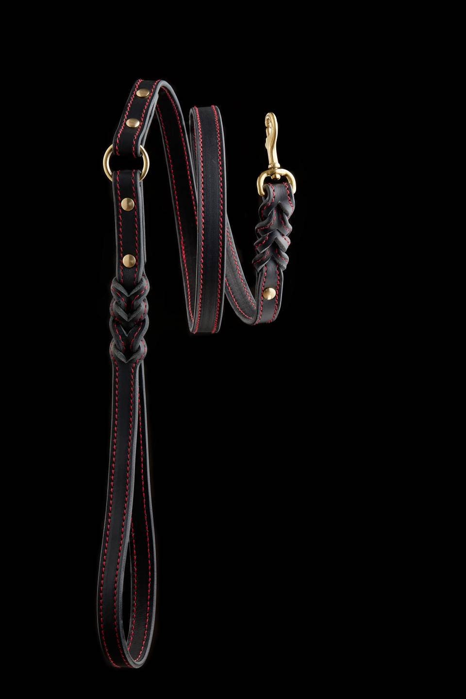 Braided Dog Leash Leash, Hand Braided Dog Leash, Leather Dog Leash with Braiding, Black Leather Dog Leash, 6 ft Dog Leash, 5 ft Dog Leash