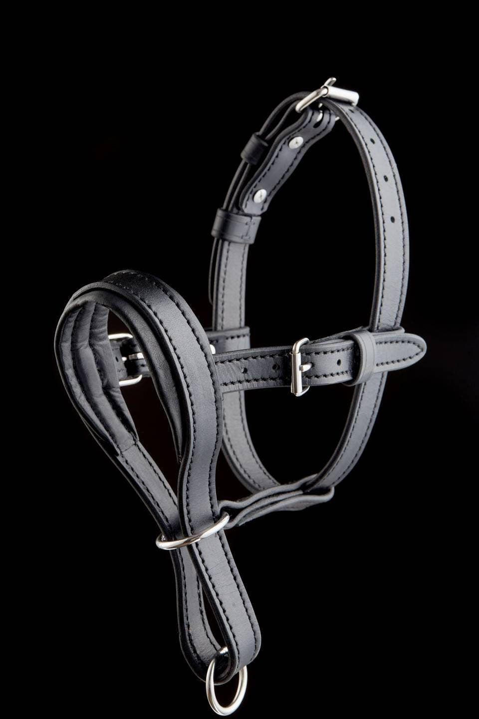 Leather Dog Halter, Leather Head Collar, Dog Head Collar, Dog Head Harness, No Pull Dog Collar, Dog Head Halter, Halter Collar for Dogs