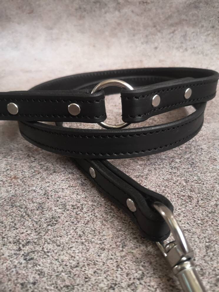 Leather Dog Leash with Stainless Steel Snap, Reinforced Dog Leash, Dog Lead, Genuine Leather Dog Leash, Multipurpose Fog Leash, Custom Lead