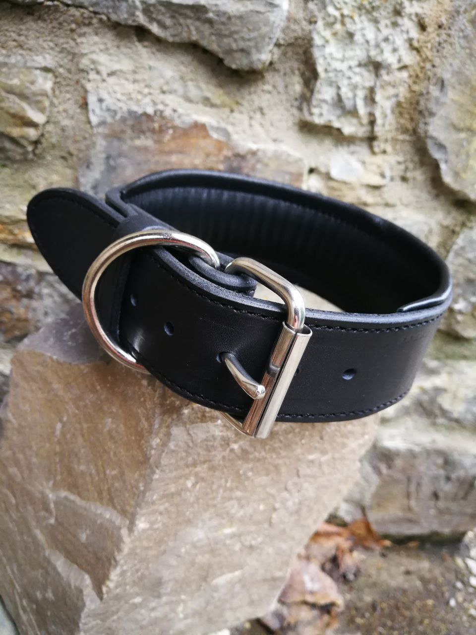 Classic Padded Leather Collar