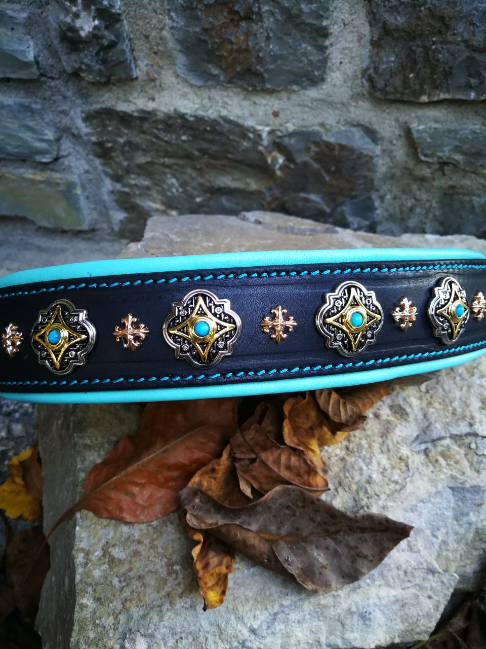 Luxury Leather Dog Collar