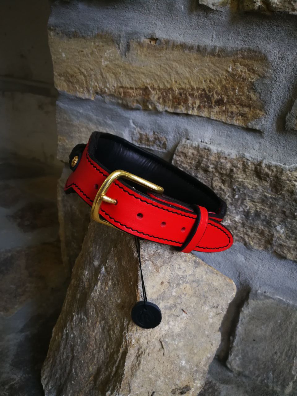 Braided Designer Leather Dog Collar