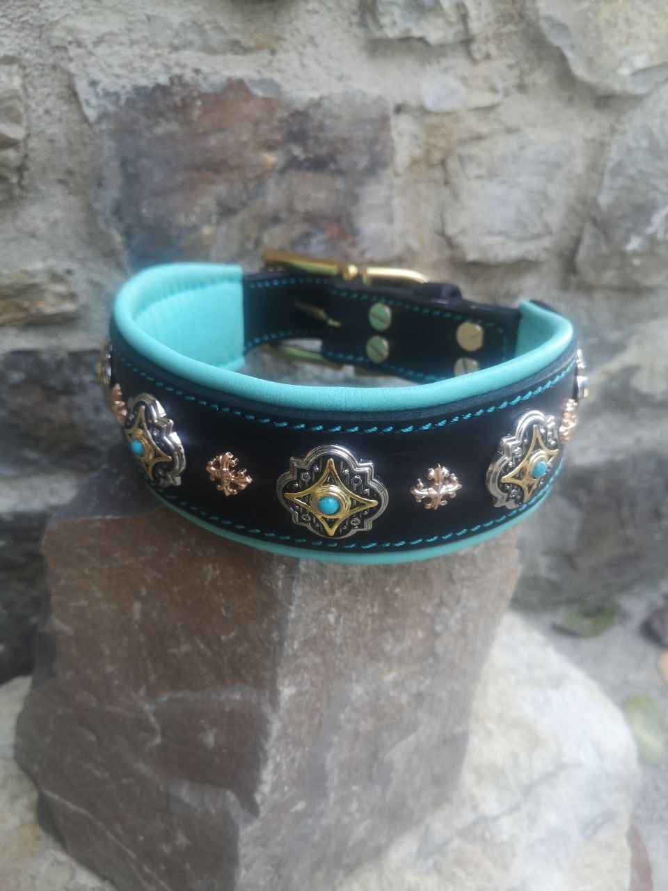 Luxury Leather Dog Collar