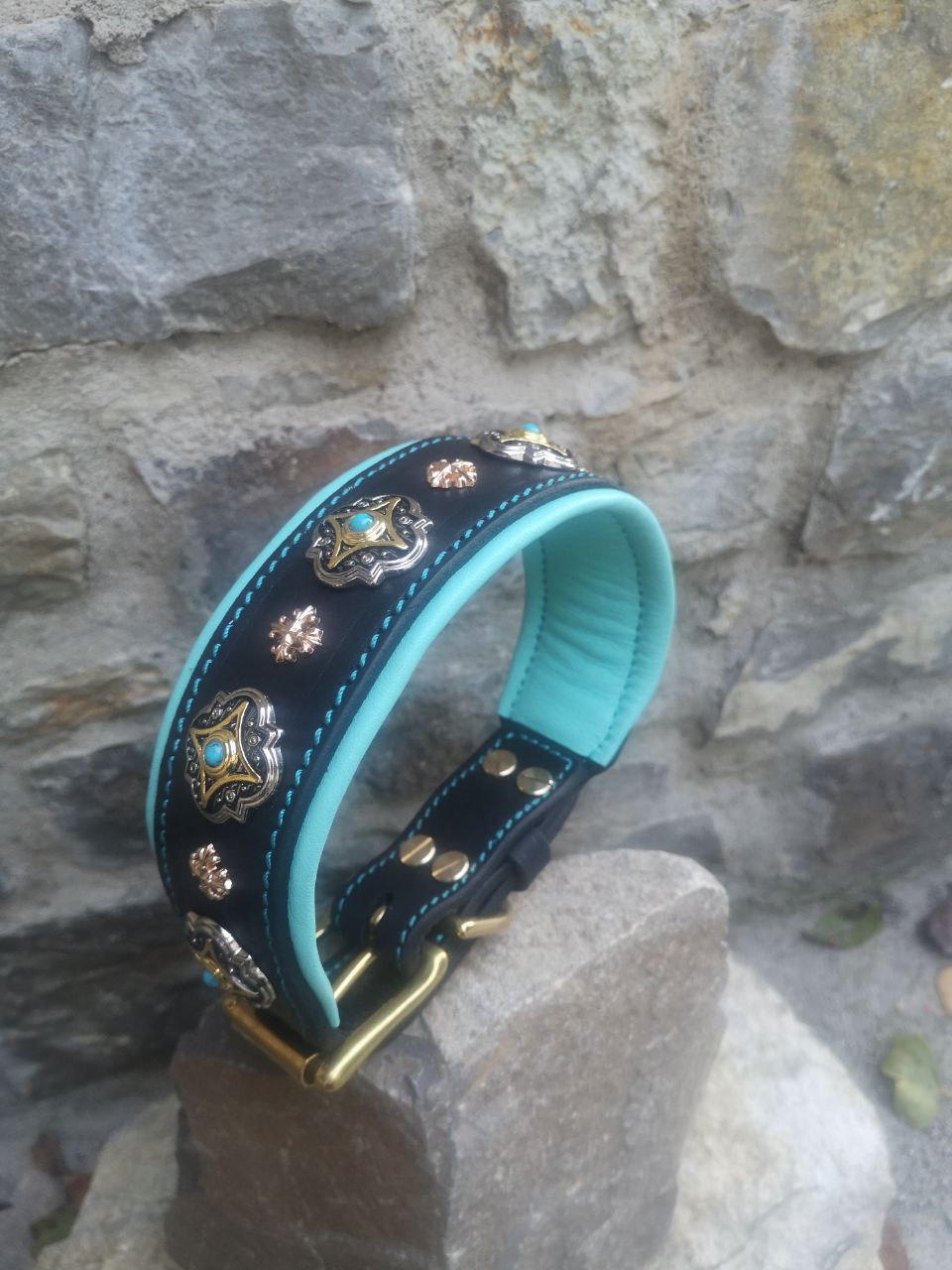 Luxury Leather Dog Collar