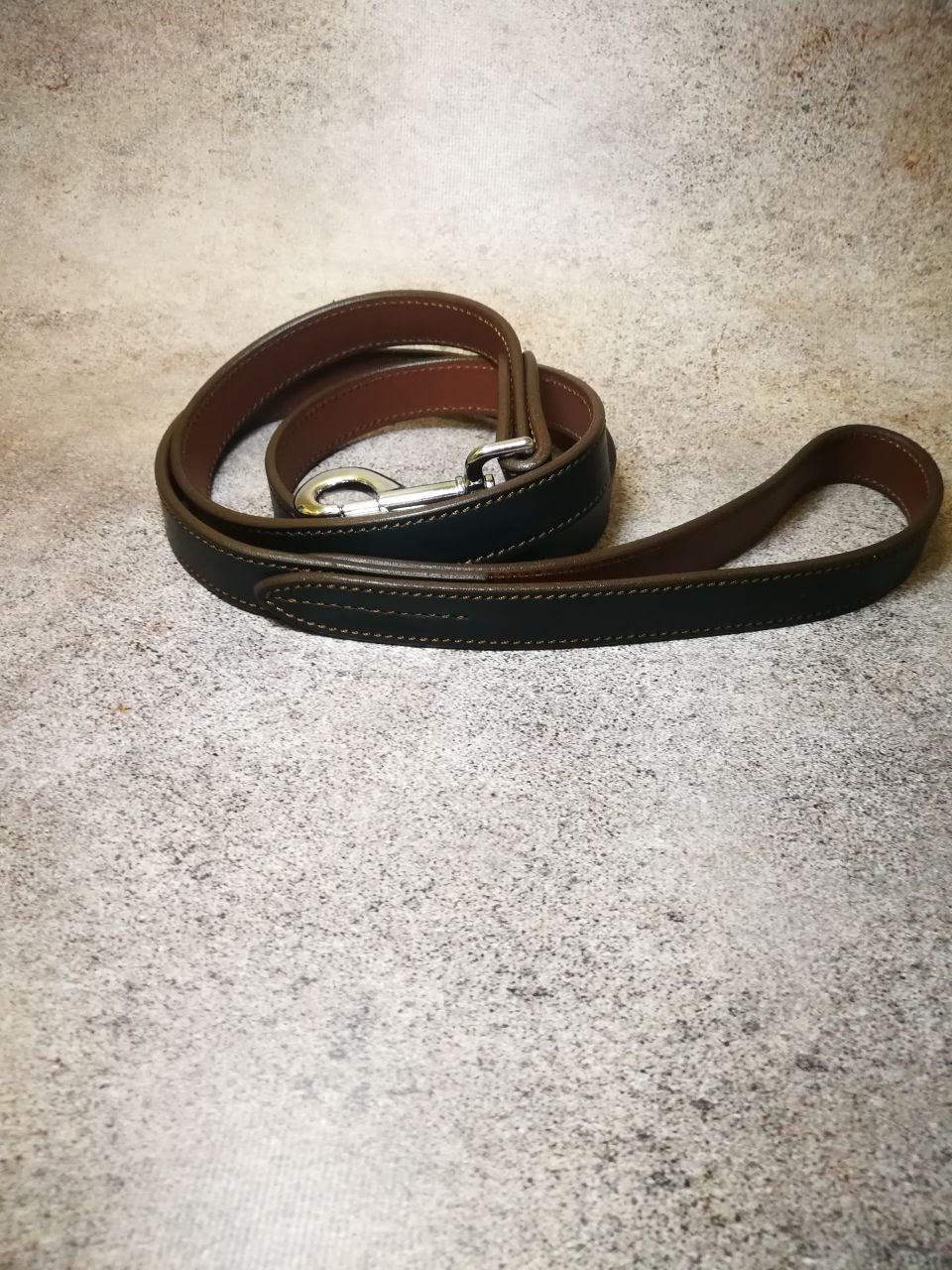 Classic Double Leather Dog Leash